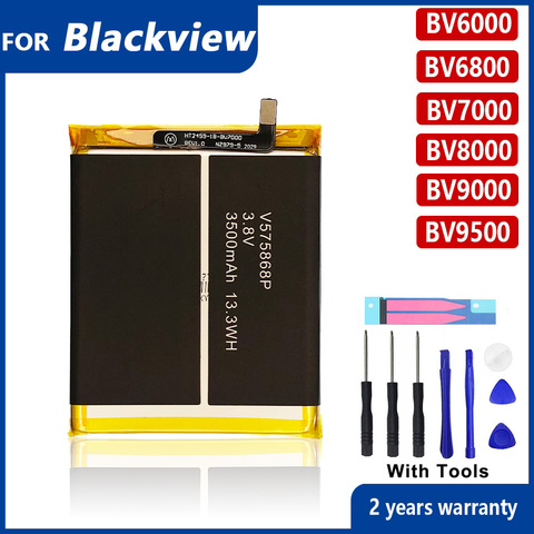 100% Original V636468P U536174P V575868P Battery For Blackview BV6000 BV7000 Pro  BV8000 BV9000 PRO BV9500 BV6800 ► Photo 1/6