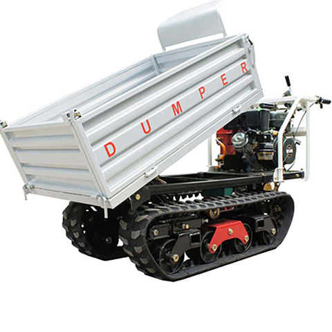 10hp gasoline Crawler transport truck self-unload mountain climb construction site trees orchard loader agriculture vehicle ► Photo 1/4