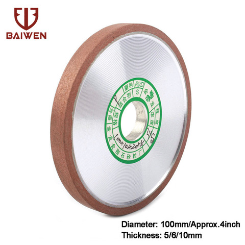 Diamond Grinding Wheel 100mm Cutter Grinder Grinding Circle Wheels For Metal Tungsten Steel Milling Cutter Tool #150/180/240/320 ► Photo 1/6