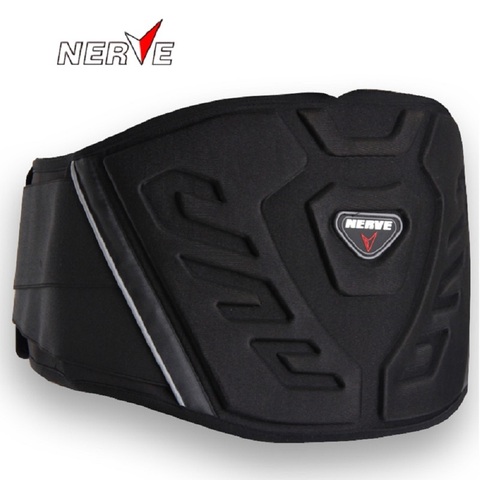 Authentic German NERVE motorcycle belt care kidney gird waist motorbike riding equipment Knight Protector waist Solid-schwarz ► Photo 1/6