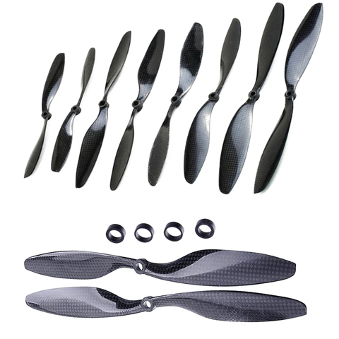 2pair/lot APC 8045/1045/1047/1147/1238/1260/1245 Carbon Fiber Propeller For RC Quadcopter/Hexacopter/Multi Rotor ► Photo 1/3