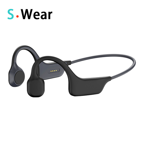 Bone Conduction waterproof Headphones Bluetooth 5.0 wireless Sports Earphones IPX6 Headset Stereo with microphone For Running ► Photo 1/6