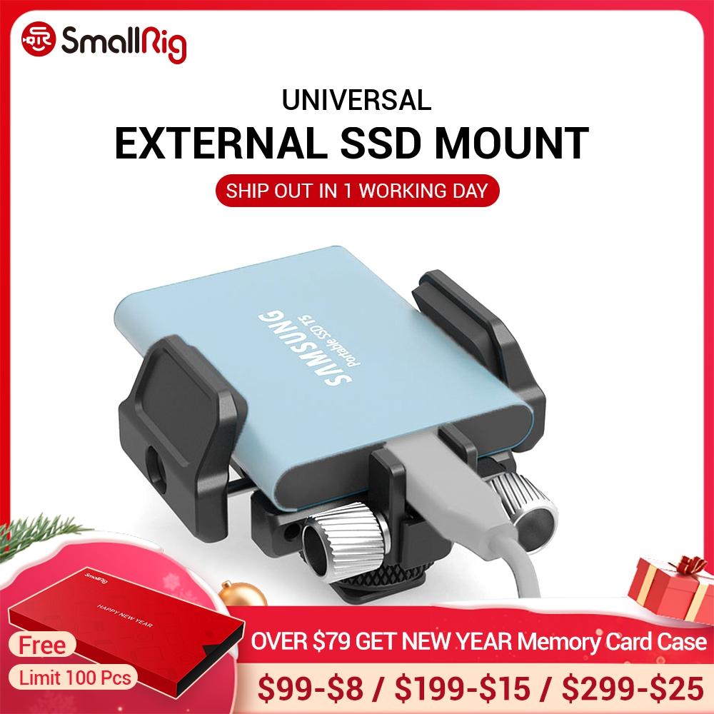 SmallRig SSD Mount Universal Holder for External SSD like for Samsung T5 SSD , for Angelbird SSD2go PKT , Glyph Atom SSD 2343 ► Photo 1/6