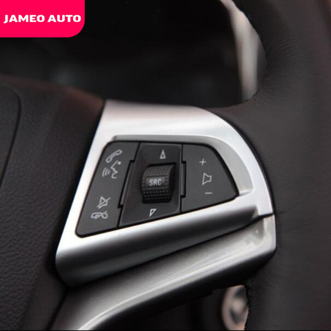 Jameo Auto Car Steering Wheel Multi-function Button Protective Cover Trim Sticker for Chevrolet Orlando 2009-2022 Accessories ES ► Photo 1/4