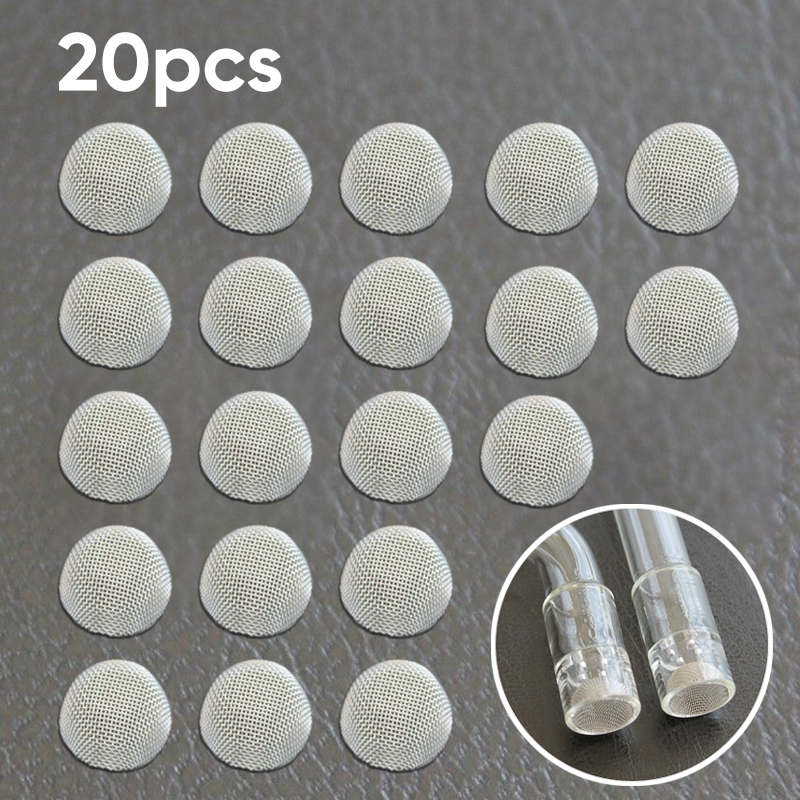 20pcs Straight Metal Gauze Screen Filters fits for Arizer Solo/ Air Glass Stems for glass stem aroma tubes Mesh Filters new ► Photo 1/6