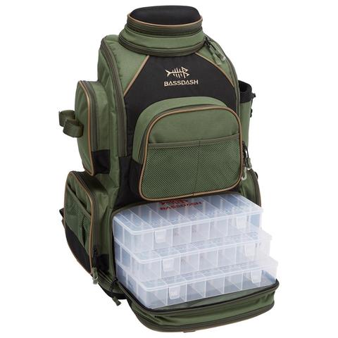 Bassdash Multifunctional Fishing Tackle Backpack [3670] with 4 Trays Tactical Soft Tackle Box ► Photo 1/6