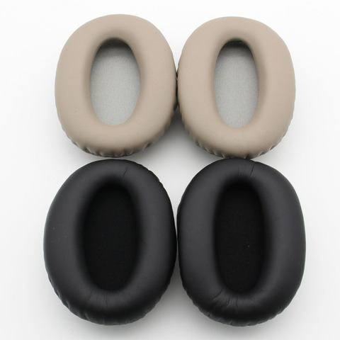 Replacement Ear Pads For Sony WH-1000XM2 1000X Over-Ear Headphones Cushions Memory Foam Soft Leather EarPads black eh# ► Photo 1/6