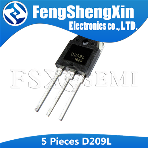 5PCS D209L TO-3P D209 TO-247 209L 2SD209L Switching transistor, power supply control IC ► Photo 1/1