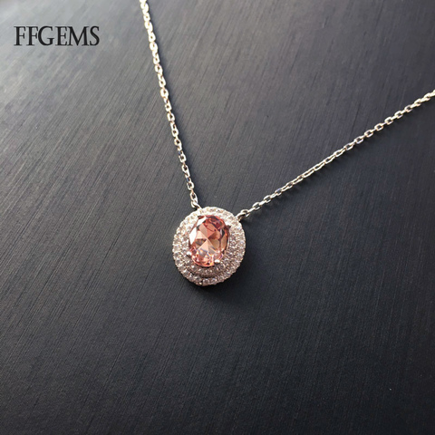 FFGems Zultanite Pendant Genuine 925 Sterling Silver Diaspore Stone Color Change For Women Lady Party Wedding Gift With Chain ► Photo 1/6