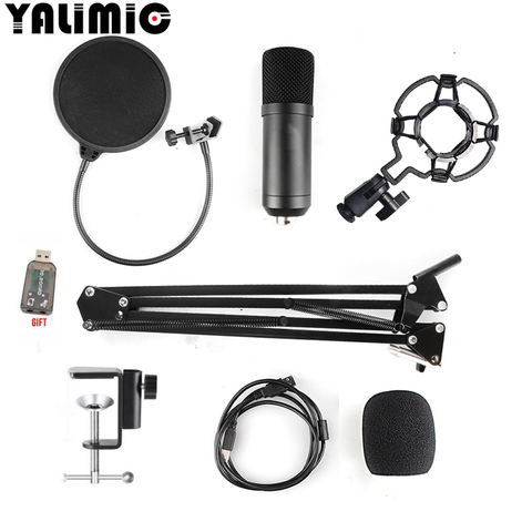 BM700 USB Microphone 192KHZ/24BIT Professional Podcast Condenser Microphone for PC Karaoke Youtube Studio Recording Mikrofo ► Photo 1/6