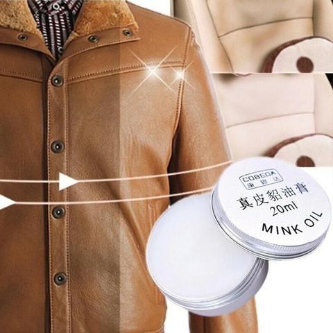 20ml Mink Oil Nursing Cream For Leather Clean Nutrition Nursing Gloss Maintenance Oil For Leather Shoes Sofas Leather Care Cream ► Photo 1/6