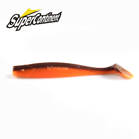 2022 hot Soft Lures minnow  Baits Fishing Lure Leurre Shad Double Color Silicone Bait T Tail Wobblers ► Photo 1/6