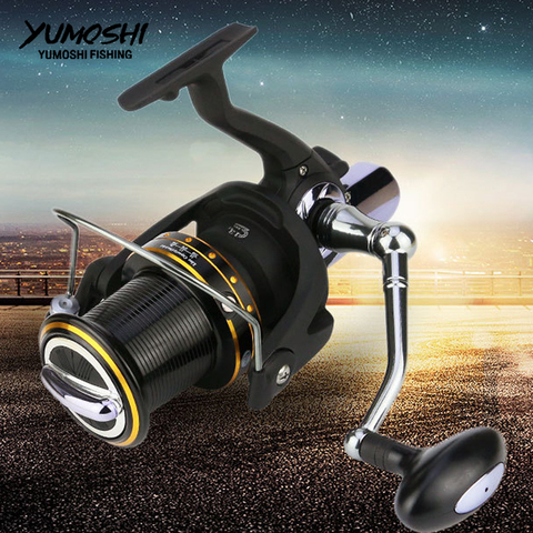 YUMOSHI Fishing spinning reel Metal Distant wheel 6000-11000 series casting Spinning wheel 13+1BB CNC rocker fishing reels GH ► Photo 1/6