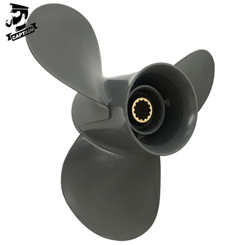 Captain Propeller 11 1/8X14 Fit Honda Outboard Engine BF35A BF40A BF40D BF45A BF50D BF50A BF60A 13 Tooth Spline 59130-ZV5-014AH ► Photo 1/5