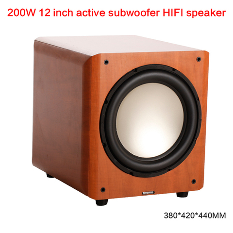 200W High Power Subwoofer 12 Inch Home Active Subwoofer M100 HIFI Home Theater Subwoofer Audio Audio Amplifier Fever Speaker ► Photo 1/1