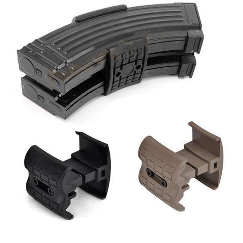 Rifle AK Mag Coupler Tactical Mag Clip Magazine Parallel Connector For AK47/74 Series Airsoft rifle AEG/GBB Hunting Accessories ► Photo 1/6