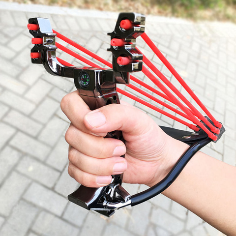 Toys For Children Big Power New Slingshot Outdoor Hunting Using a Foldable Slingshot With Rubber Band Sling Shot Catapult ► Photo 1/6
