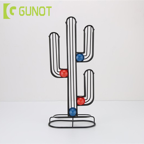 GUNOT Coffee Capsule Holder Stainless Steel Coffee Pod Rack Creative Cactus Dispenser Coffee Dispensing Tower Stand Fits ► Photo 1/6