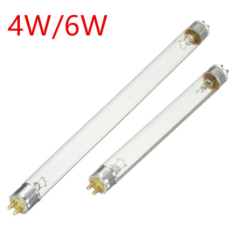 T5 4W/6W UV Disinfection Lamp Tube Ultraviolet Sterilization Lamp Light Blue Sterilizing Bulbs Kill Dust Mite Eliminator ► Photo 1/3