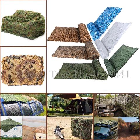 1.8x5 2x7m 2x9m 3x7m 2x10m Hunting Military Camouflage Nets Woodland Army Camo netting Camping Sun ShelterTent Shade sun shelter ► Photo 1/6