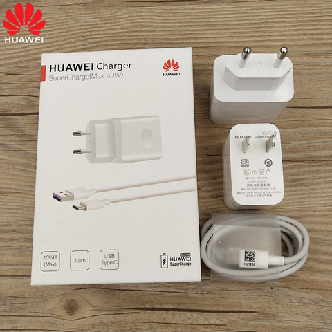 Huawei P40 Mate 30 Pro Supercharge Charger Original 40W Fast Charge Usb Wall Adapter For Huawei P30 Mate 20 Nova 5 7 Pro Magic 2 ► Photo 1/6