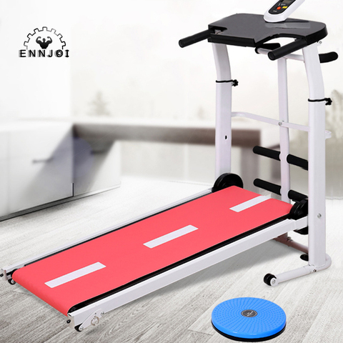 Multifunctional Mechanical Treadmill Home Running Machine With Handrail Walking Machine Sit Up Indoor Fitness Equipment ► Photo 1/1