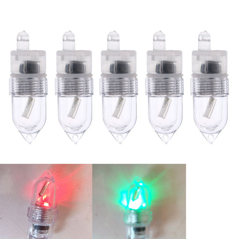 5pcs LED Fishing Rod Tip Night Light Flash Strike Smart Sensor Rod Tip Strike Alert with Batteries Fishing Accessories Tackles ► Photo 1/6