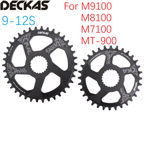 Deckas Direct Mount Chainring Round for 12 speed Shimano m9100 m8100 m7100 32 34 36 38T  Chainwheel mt 900 9100 8100 7100 12s ► Photo 1/6