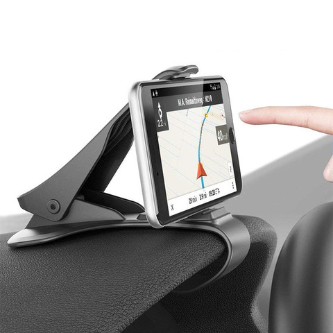 Car Phone Holder Dashboard Mount Universal Cradle Cellphone Clip GPS Bracket Mobile Phone Holder Stand for Phone in Car ► Photo 1/6