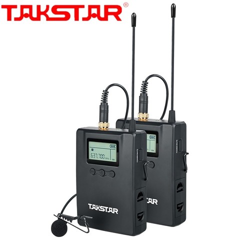 Takstar SGC-200W wireless camera recording microphone for news interview,video recording, suitable for camera/DSLR/cell phone ► Photo 1/6