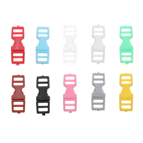 10Pcs 4mm Tiny Buckle for DIY Doll Bag Handmade Plastic Bracelet Strap Buckle Mini Backpack Button Dollhouse Camping Accessories ► Photo 1/6