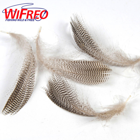 [ 20PCS/Bag ] Wifreo Natural Barred Mallard Duck Flank Feathers Wild Goose Hair for Fly Wings Tails Streamers Fly Tying Material ► Photo 1/1