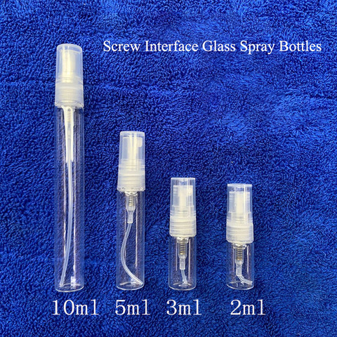 2/3/5/10 ML Mini Perfume Bottle Portable Glass Sample Refillable Bottles Squeezable Spray Bottle Cosmetic Containers Atomizer ► Photo 1/6