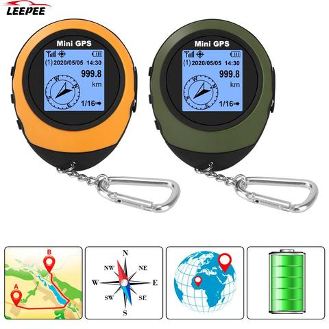 Handheld With Buckle Satellite GPS Positioner Compass For Outdoor Sport Travel Hiking Mini GPS Navigation ► Photo 1/6