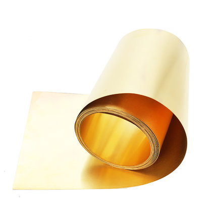 1PC Brass Metal Thin Sheet Foil Plate Thick 0.1/0.2/0.3/0.5mmx10/20/30/40/50mmx1000mm ► Photo 1/1