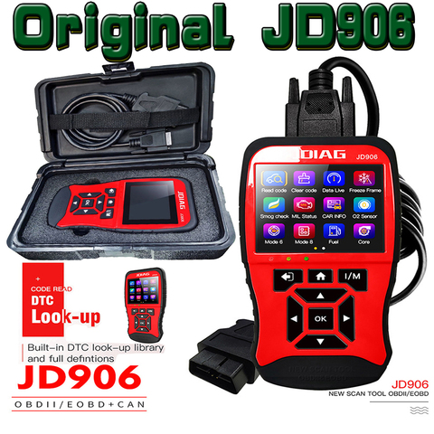 Original Factory Newest  JD906 Car Diagnostic Tool OBD2 Scanner Automotive Diagnosis OBD 2 Auto Professional Code Reader KW850 ► Photo 1/6