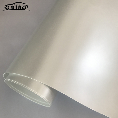 Premium Satin Finish Ceramic Matt White Vinyl Wrap Film Vehicle Car Foil Sheet Roll With Air Release ► Photo 1/6