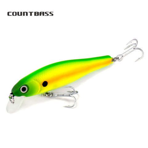 1pc Countbass Minnow Hard Bait 80mm 10g Wobbler Fishing Lures, UV Color Offer Chatterbait Crank Shad Jerk Bait for Freshwater ► Photo 1/6