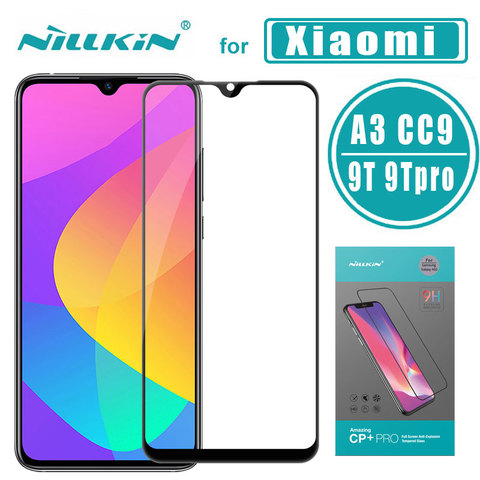 for Xiaomi Mi A3 Tempered Glass Screen Protector Nillkin CP+ PRO Full Cover Glass for Xiaomi Mi 9T 9T Pro CC9 Mix3 Poco F1 Glass ► Photo 1/6