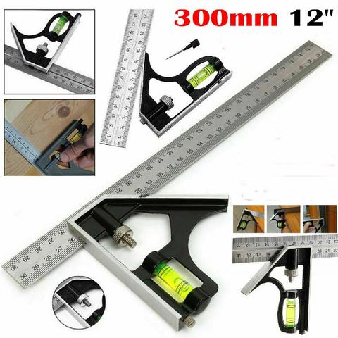 Square Ruler Set Kit 300mm (12