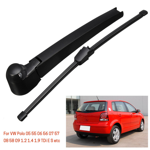 325mm Car Rear Windscreen Wipers Wiper Arm Blade For VW Polo 2005 55 2006 56 2007 57 2008 58 2009 1.2 1.4 1.9 TDi E S ► Photo 1/6