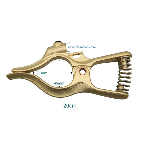 Heavy Duty 500-Amp T-Style Ground Clamp Full Copper Welding Ground Clamp with Spring for MMA MIG TIG Welding Machine ► Photo 1/2