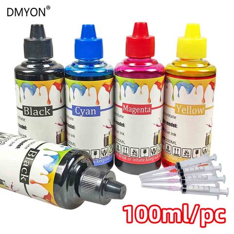 Ink Universal Refill Ink Kit Compatible for HP Epson Brother Ink Cartridge CISS Black Color Printer ► Photo 1/6