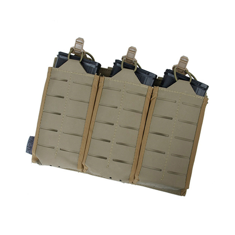 TMC Tactical Triple Magazine Pouch Mag Carrier 5.56 Stackable Pouch MOLLE STA Pouch 3319 ► Photo 1/6