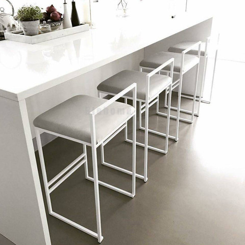 Bar Chair Modern Table Minimalist, Industrial Style Bar Stools And Table
