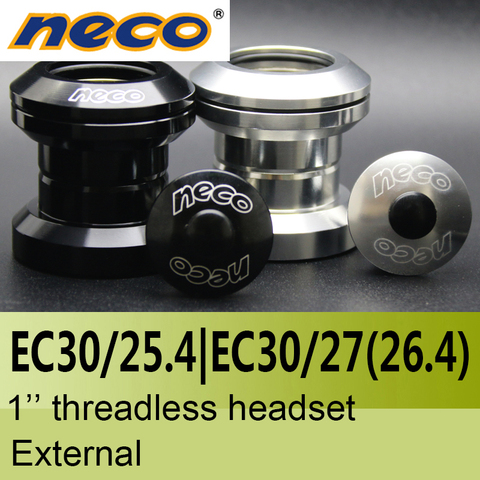 Neco Headsets Threadless 1 inch EC30 / 25.4  EC30 / 27mm 27 26.4 26.4mm Height 29mm  external Bearing steel Headsets 30 mm ► Photo 1/5