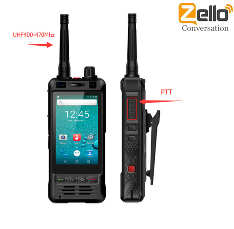 Anysecu W5 Phone PTT Radio IP67 Waterproof UHF Walkie Talkie Mobile Phone 5MP Camera W 5 Dual SIM REALPTT Android 6 smartphone ► Photo 1/6