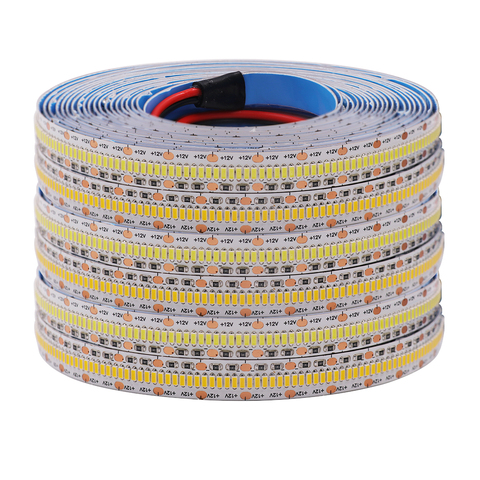 Super Bright Flexible LED Strip 2800LED 3014 SMD LED Light 5m 12V DC 256LEDs/m Warm White Tape Strip Home Decoration Lighting ► Photo 1/6