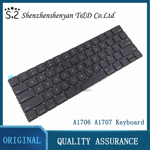 New A1706 A1707 US/UK/Spanish/Korean/French Keyboard  For Macbook Pro Retina 13 