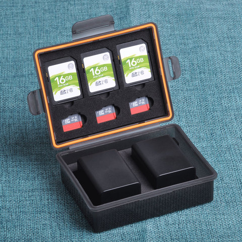 Multi-functional Battery Storage Case Organizer for Sony NP-FW50 Canon LP-E17 LP-E12 LP-E10 Fuij NP-W126 Panasonic DMW-BLG10 ► Photo 1/5